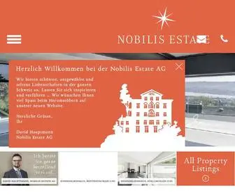 Nobilis-Estate.com(NOBILIS ESTATE AG) Screenshot