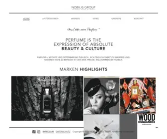 Nobilis-Group.com(Parfum Distributeur) Screenshot