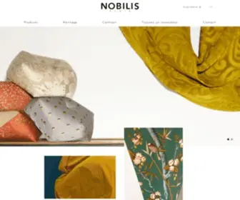 Nobilis.fr(Editeur de Tissus) Screenshot