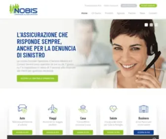 Nobis.it(Nobis Compagnia di Assicurazioni S.p.A) Screenshot