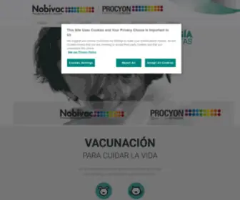 Nobivac.com.co(Nobivac ofrece una amplia gama de vacunas seguras y efectivas para proteger a perros y gatos) Screenshot