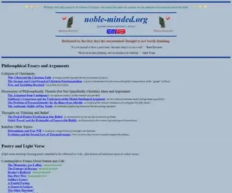 Noble-Minded.org(Personal website of Edward A. Morris) Screenshot