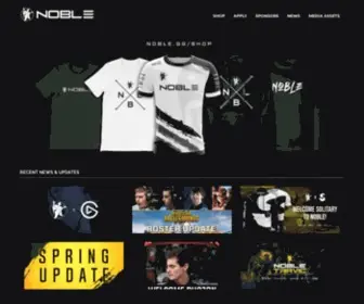 Noble.gg(Multi-gaming esports & media organization established in 2014) Screenshot