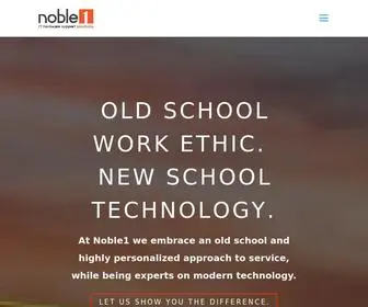 Noble1Solutions.com(Noble1 Solutions) Screenshot