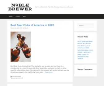 Noblebrewer.com(Noble Brewer) Screenshot