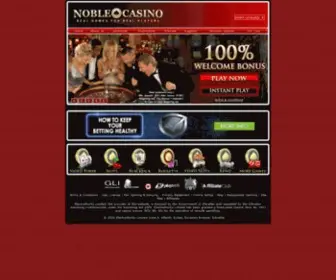 Noblecasino.com Screenshot