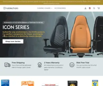 Noblechairs.com(The gaming chair evolution) Screenshot