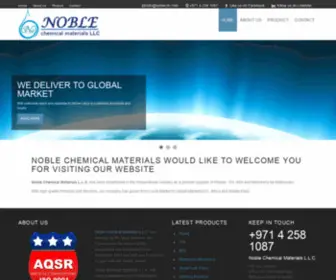 Noblecm.com(Noble Chemical Materials LLC) Screenshot