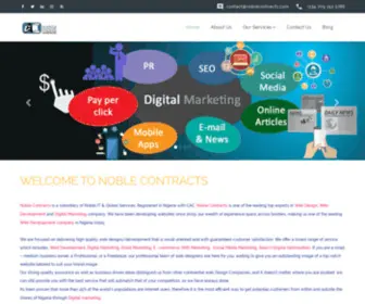 Noblecontracts.com(Noble Contracts) Screenshot