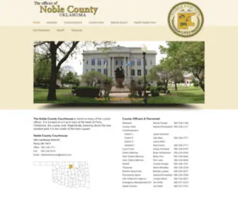 Noblecountyok.com(Noble County) Screenshot