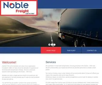 Noblefreight.co.za(Noble Freight) Screenshot