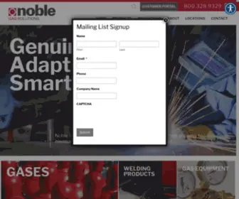 Noblegassolutions.com(Noble Gas Solutions) Screenshot
