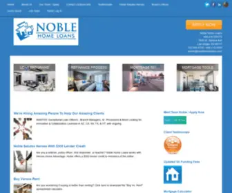 Noblehomeloans.com(Being Noble In Every Way) Screenshot
