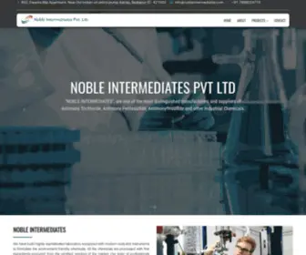 Nobleintermediates.com(NOBLE INTERMEDIATES PVT LTD) Screenshot
