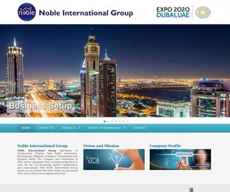 Nobleintgroup.com(Noble International Group) Screenshot