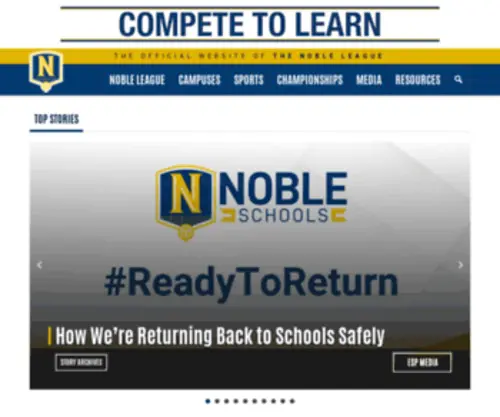 Nobleleague.com(Noble League) Screenshot