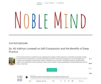 Noblemindpodcast.com(Noble Mind Podcast) Screenshot