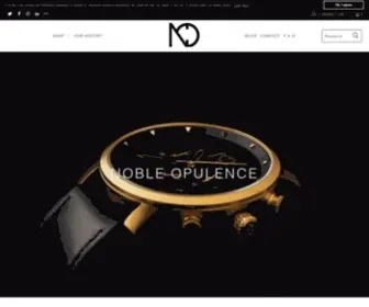 Nobleopulence.com(Noble Opulence Home page Montre Homme Noble opulence) Screenshot