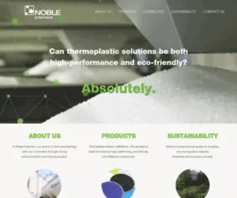 Noblepolymers.com(Noble Polymers) Screenshot