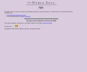 Noblesoul.com(Noble Soul) Screenshot