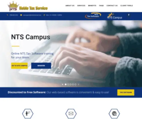 Nobletax.com(Noble Tax Service) Screenshot