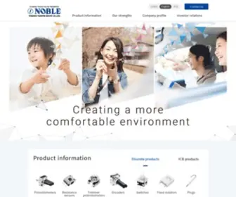 Nobleusa.com(Teikoku Tsushin Kogyo Co) Screenshot