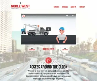 Noblewest.net(Noble West Trucking Insurance Specialists) Screenshot