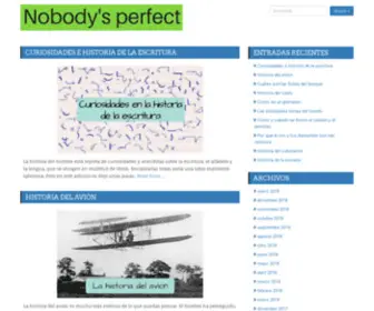 Nobodyisperfect.es(Agencia de traducción profesional) Screenshot