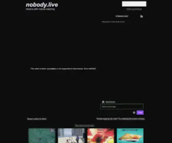 Nobody.live(Nobody live) Screenshot