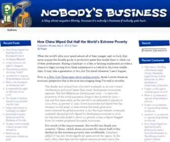 Nobodysbusinessblog.com(Nobody's Business) Screenshot