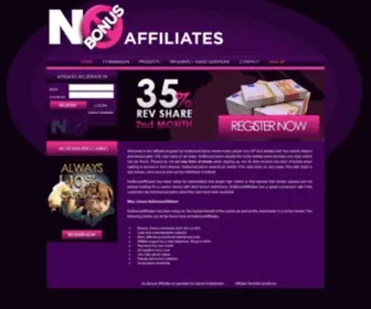 Nobonusaffiliates.com Screenshot