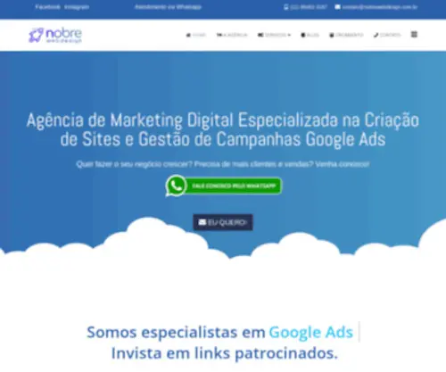 Nobrewebdesign.com.br(Agência de Marketing Digital) Screenshot