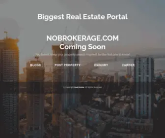 Nobrokerage.com(Best Online Property Portal) Screenshot