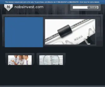 Nobsinvest.com(The Leading Knob Invest Site on the Net) Screenshot