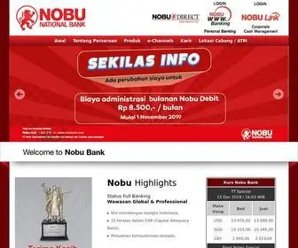 Nobubank.com(NOBU Bank) Screenshot