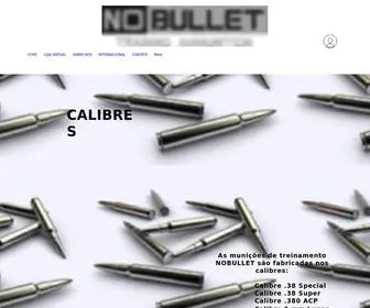 Nobullet.com.br(Munições de Treinamento) Screenshot