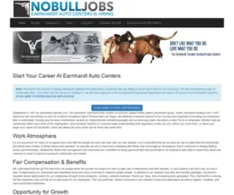 Nobulljobs.com(Earnhardt Auto Centers Employment Hub) Screenshot