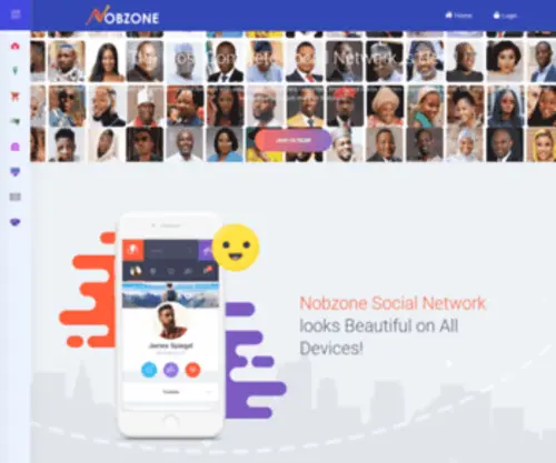 Nobzone.com(Social Media) Screenshot