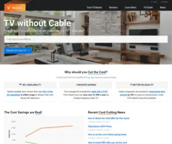 Nocable.org(Free TV Cutting the Cord & Cable TV Alternatives) Screenshot