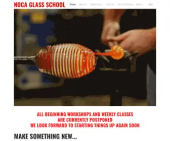 Nocaglassschool.com(NOCA GLASS SCHOOL) Screenshot