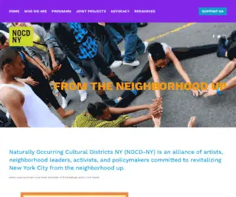 NoCDNY.org(NOCD-NY Naturally Occurring Cultural Districts NY) Screenshot