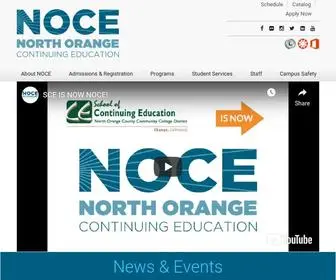 Noce.edu(North Orange Continuing Education (NOCE)) Screenshot