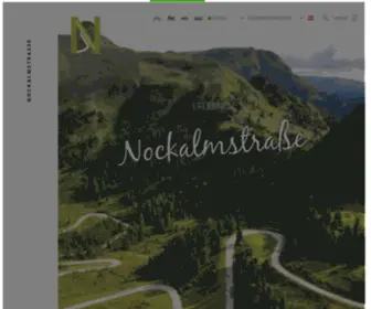 Nockalmstrasse.at(Erlebnis Nockalmstraße von ca. Anfang Mai bis ca. Ende Oktober) Screenshot