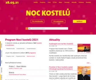 Nockostelu.cz(Noc kostel) Screenshot
