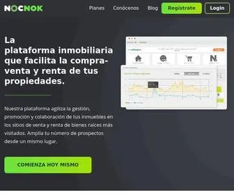 Nocnok.com(El CRM Inmobiliario para vender y rentar tus inmuebles) Screenshot