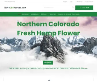 Nococbdflower.com(Cbd store) Screenshot
