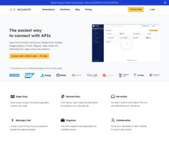 Nocodeapi.com(NoCode API) Screenshot