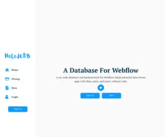Nocodedb.io(A no) Screenshot