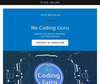 Nocodingguru.com(NoCodingGuru) Screenshot