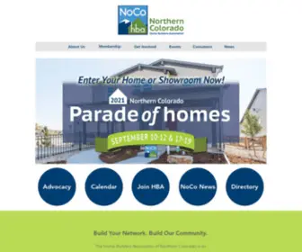 Nocohba.com(Northern Colorado Home Builders Association) Screenshot